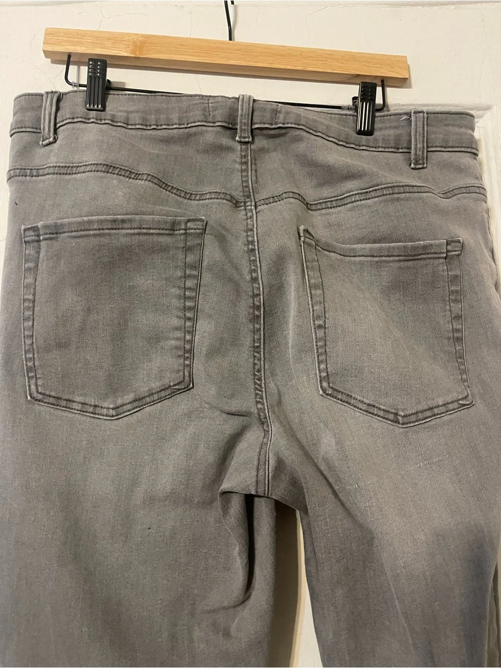 Primark Gray Flare Jeans - Wide Leg High Rise